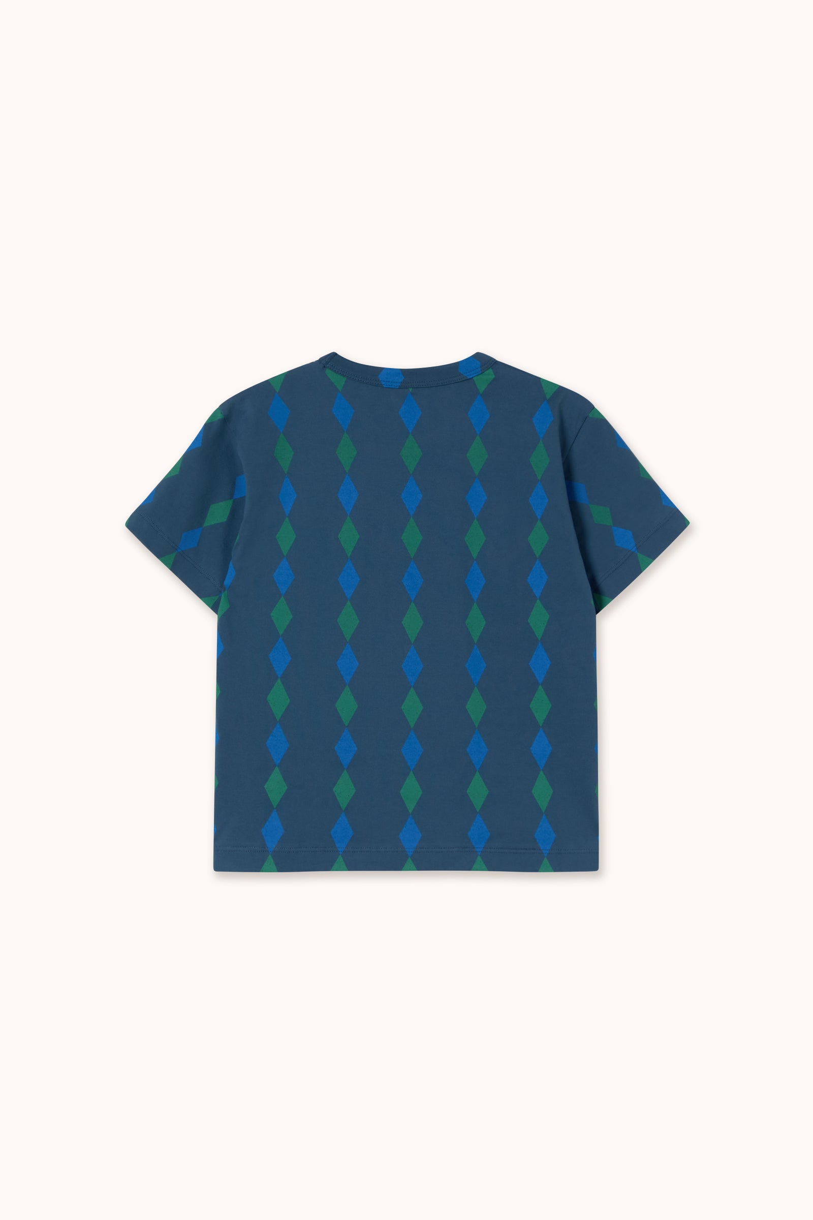 Diamonds Knitted Tee – light navy