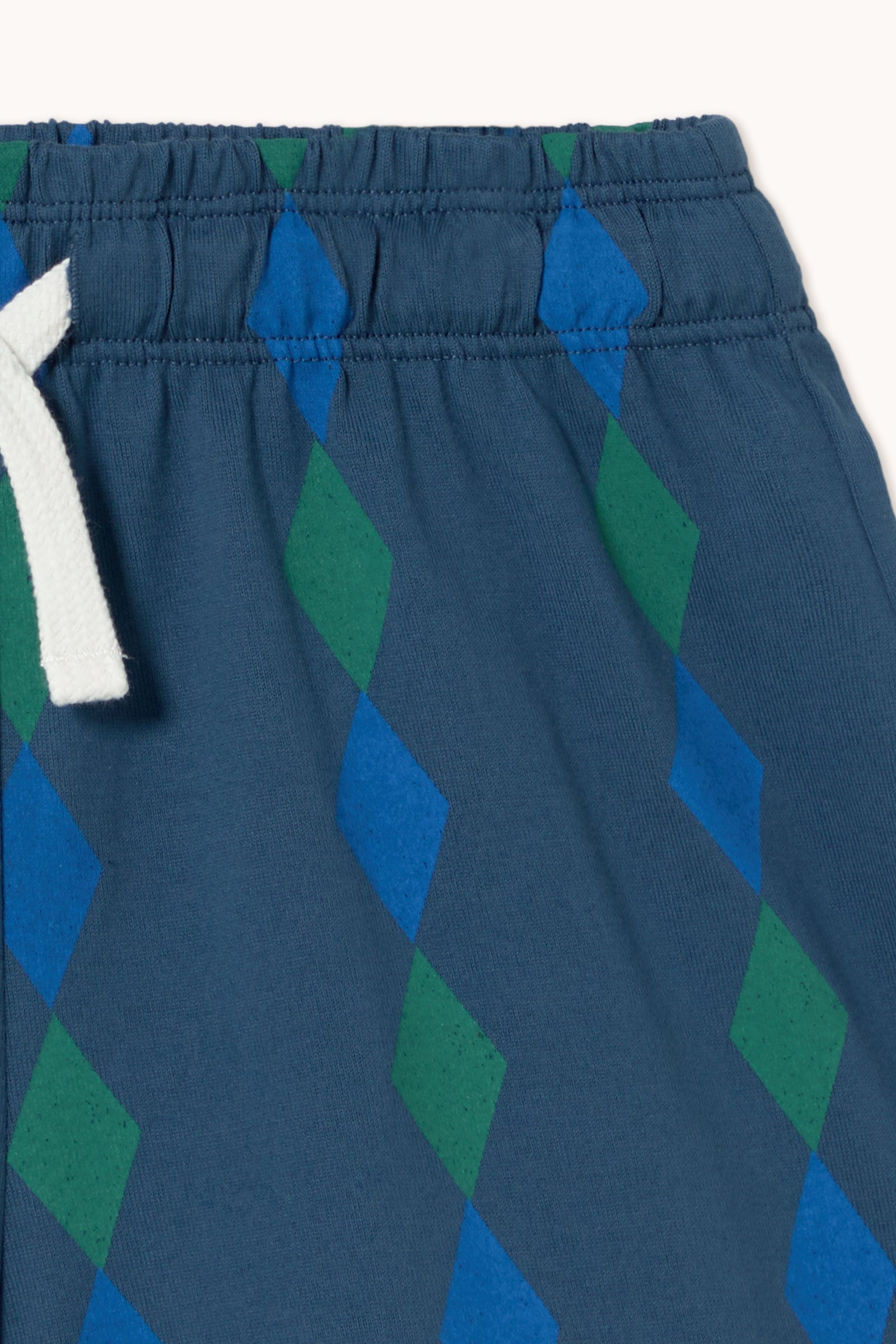 Diamonds Knitted Shorts – light navy