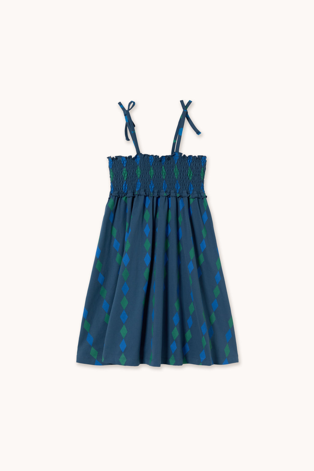 Diamonds Knitted Dress – light navy