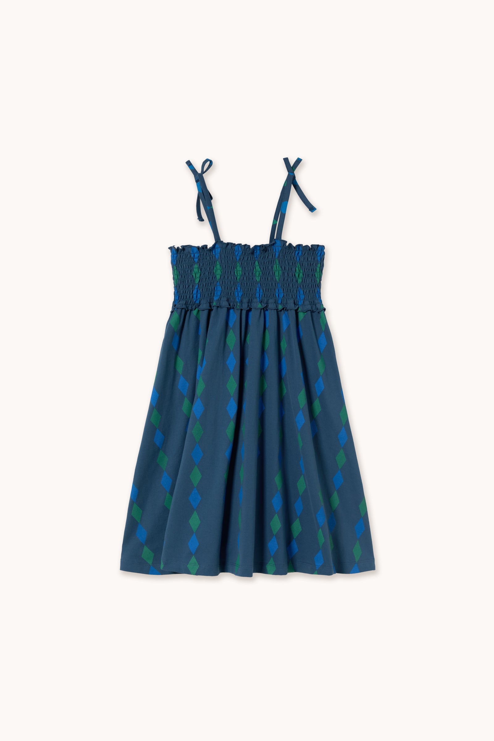 Diamonds Knitted Dress – light navy