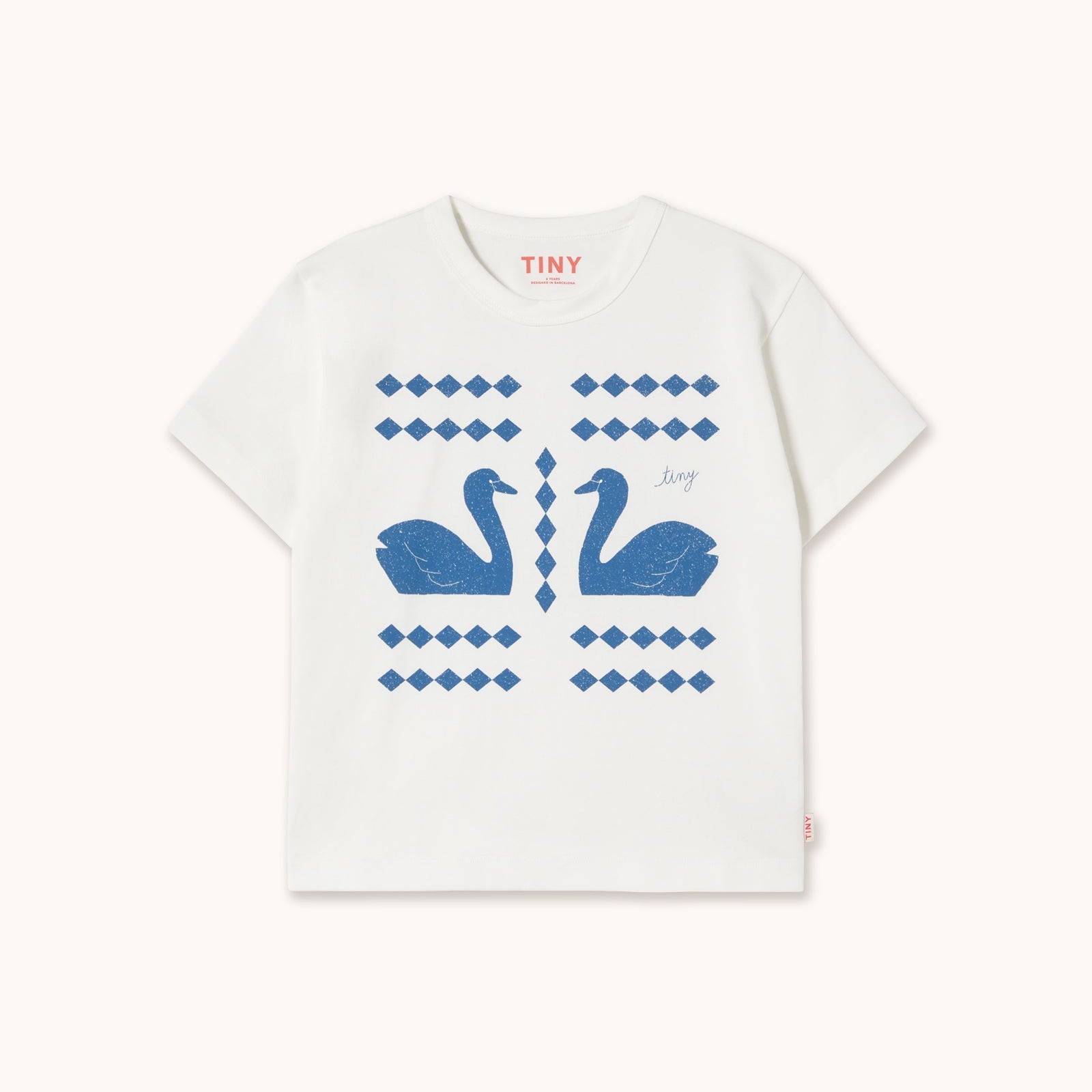 Swans Diamonds Graphic Tee – off-white