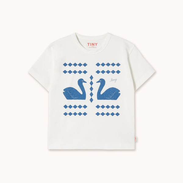 Swans Diamonds Graphic Tee – off-white
