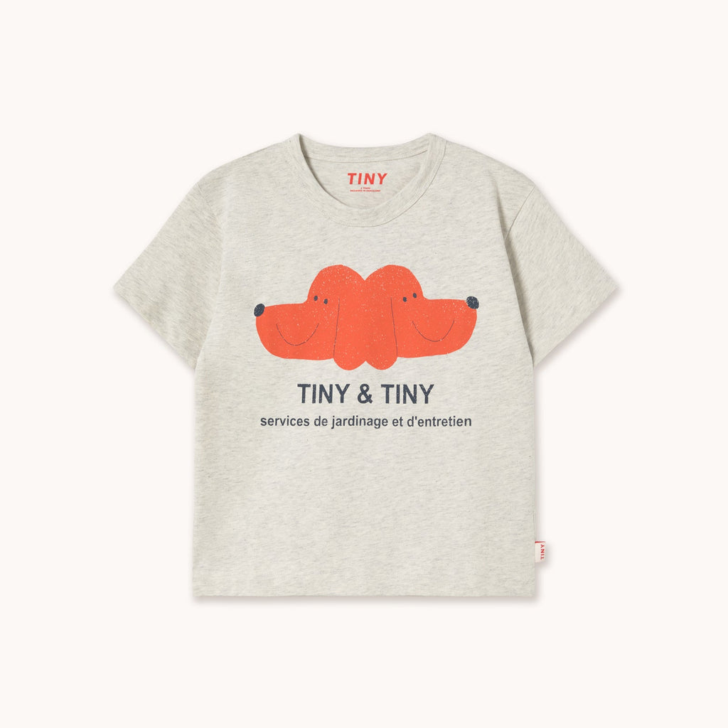 Tiny & Tiny Graphic Tee – cream heather