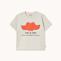 Tiny & Tiny Graphic Tee – cream heather