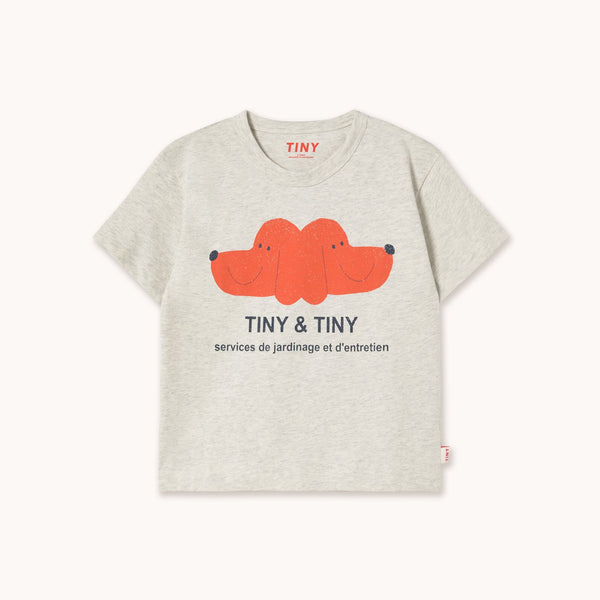 Tiny & Tiny Graphic Tee – cream heather