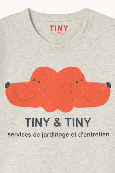 Tiny & Tiny Graphic Tee – cream heather
