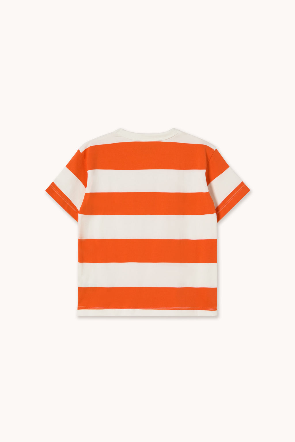 Stripes Knit Tee – summer red