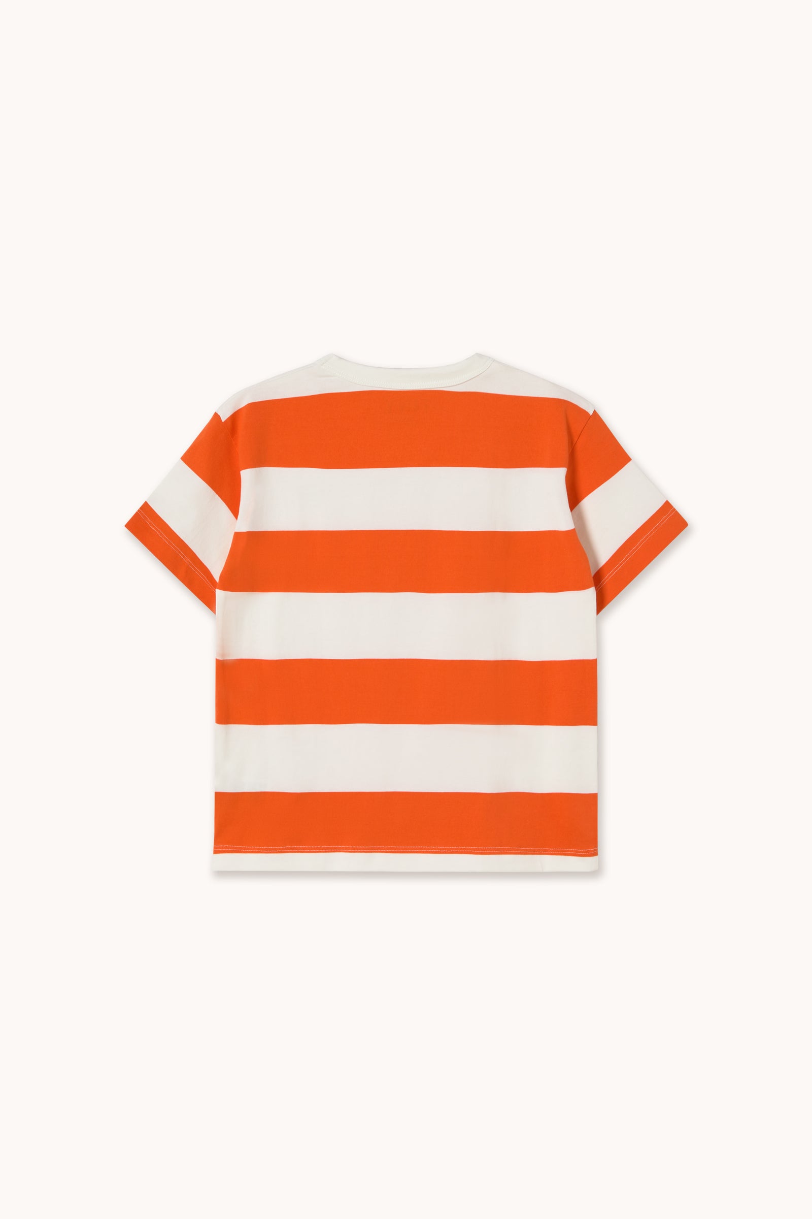 Stripes Knit Tee – summer red