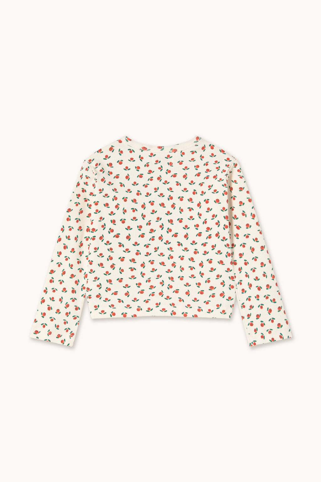 Tiny Roses Rib Kids Jacket – off-white