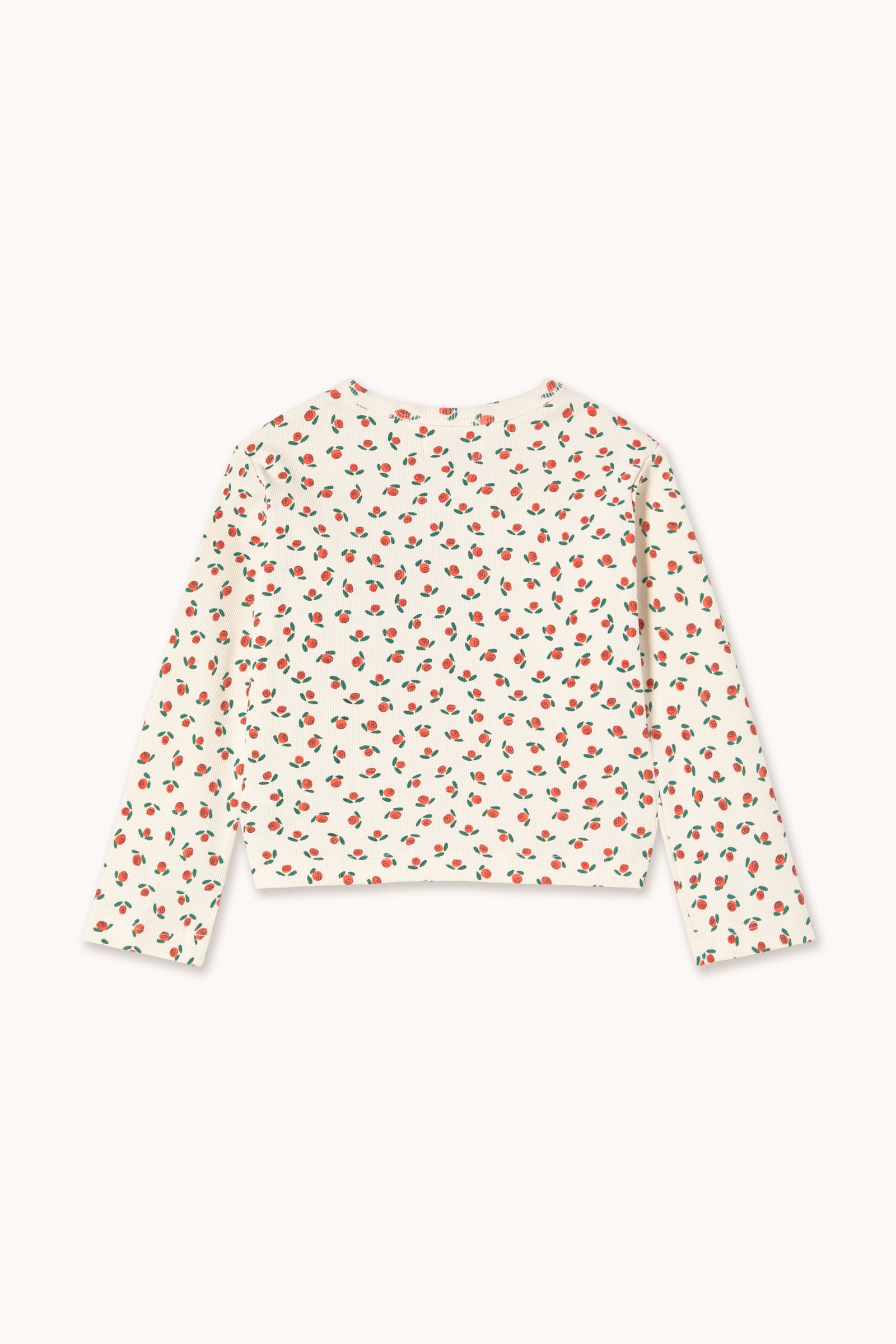 Tiny Roses Rib Kids Jacket – off-white