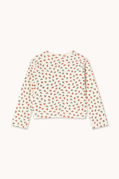Tiny Roses Rib Kids Jacket – off-white
