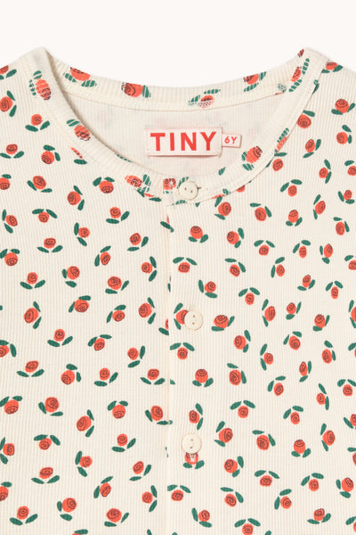 Tiny Roses Rib Kids Jacket – off-white