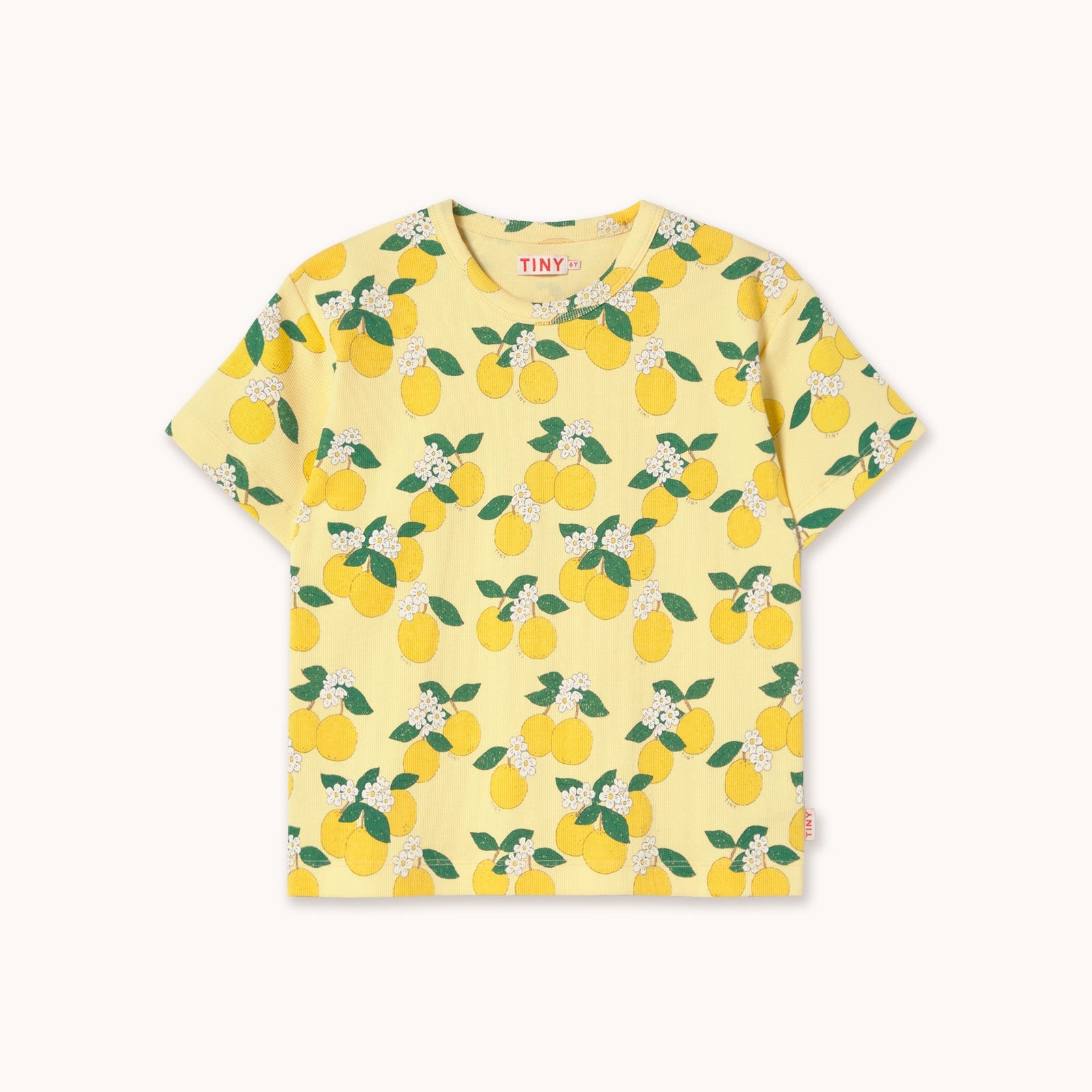 Oranges Rib Tee – mellow yellow