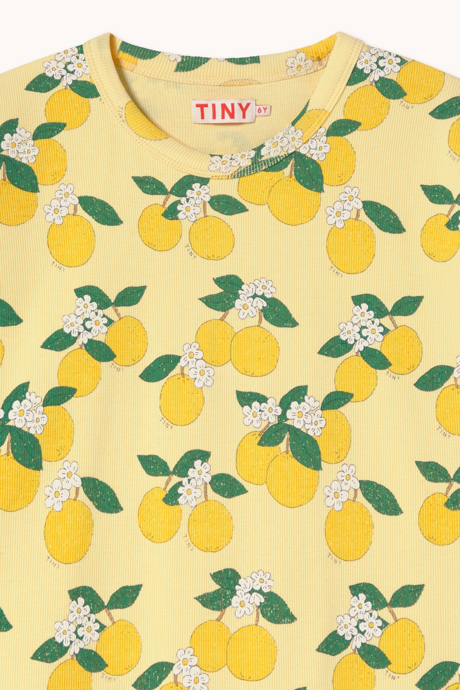 Oranges Rib Tee – mellow yellow