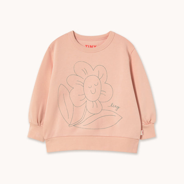 Tiny Flower Graphic Sweatshirt – wild rose