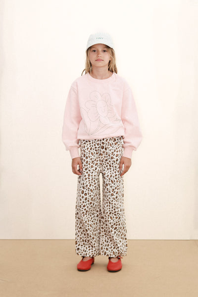 Tiny Flower Graphic Sweatshirt – wild rose