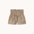 Animal Print Smock Short – dark vanilla