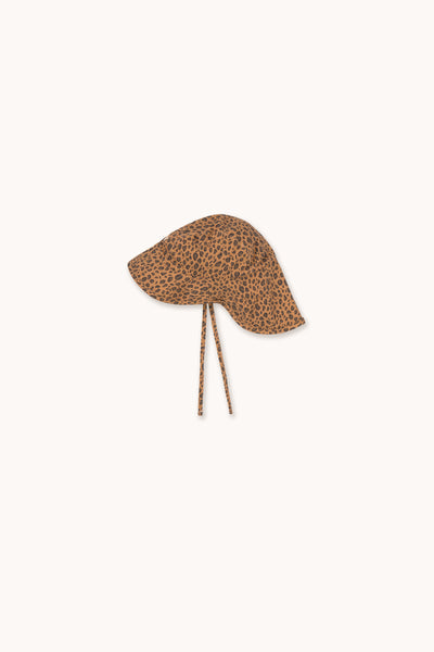 Mini Animal Print Bucket Hat – light brown
