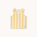 Yellow Stripes Tank Top – dusty yellow
