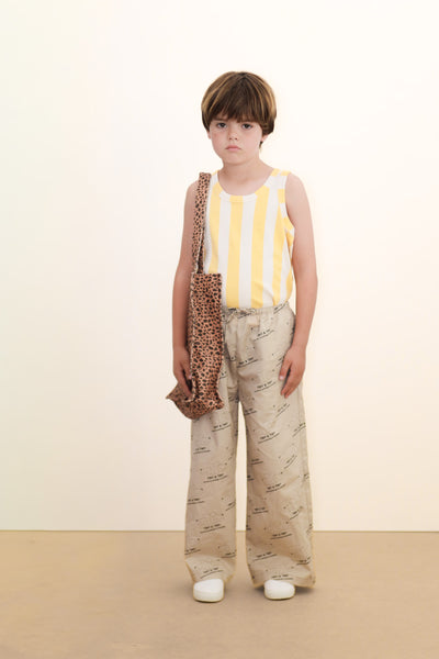 Yellow Stripes Tank Top – dusty yellow
