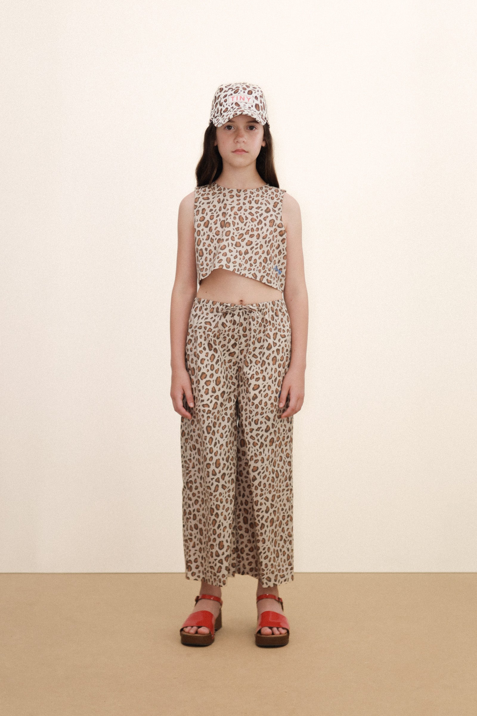 Animal Print Cap – offwhite