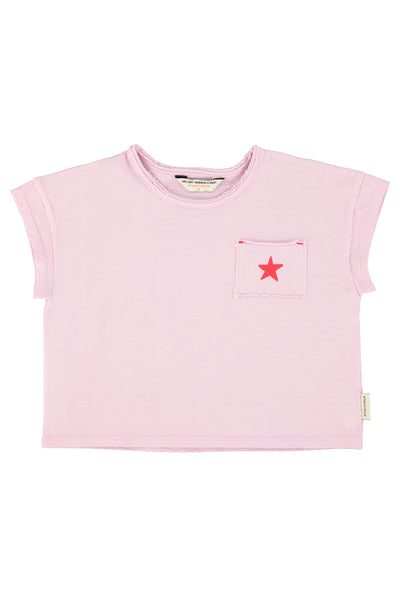 T-Shirt – lilac w/ "A" print
