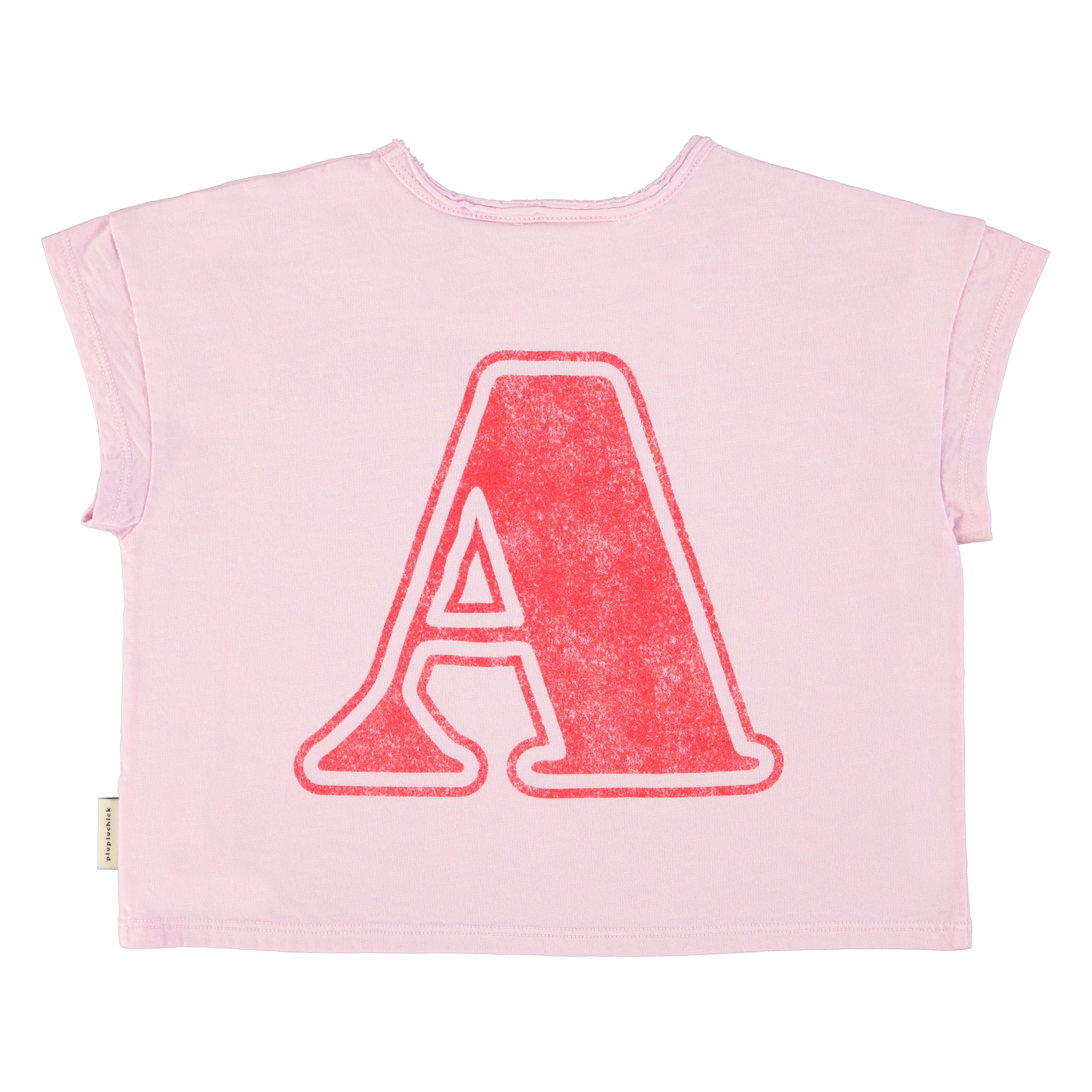 T-Shirt – lilac w/ "A" print
