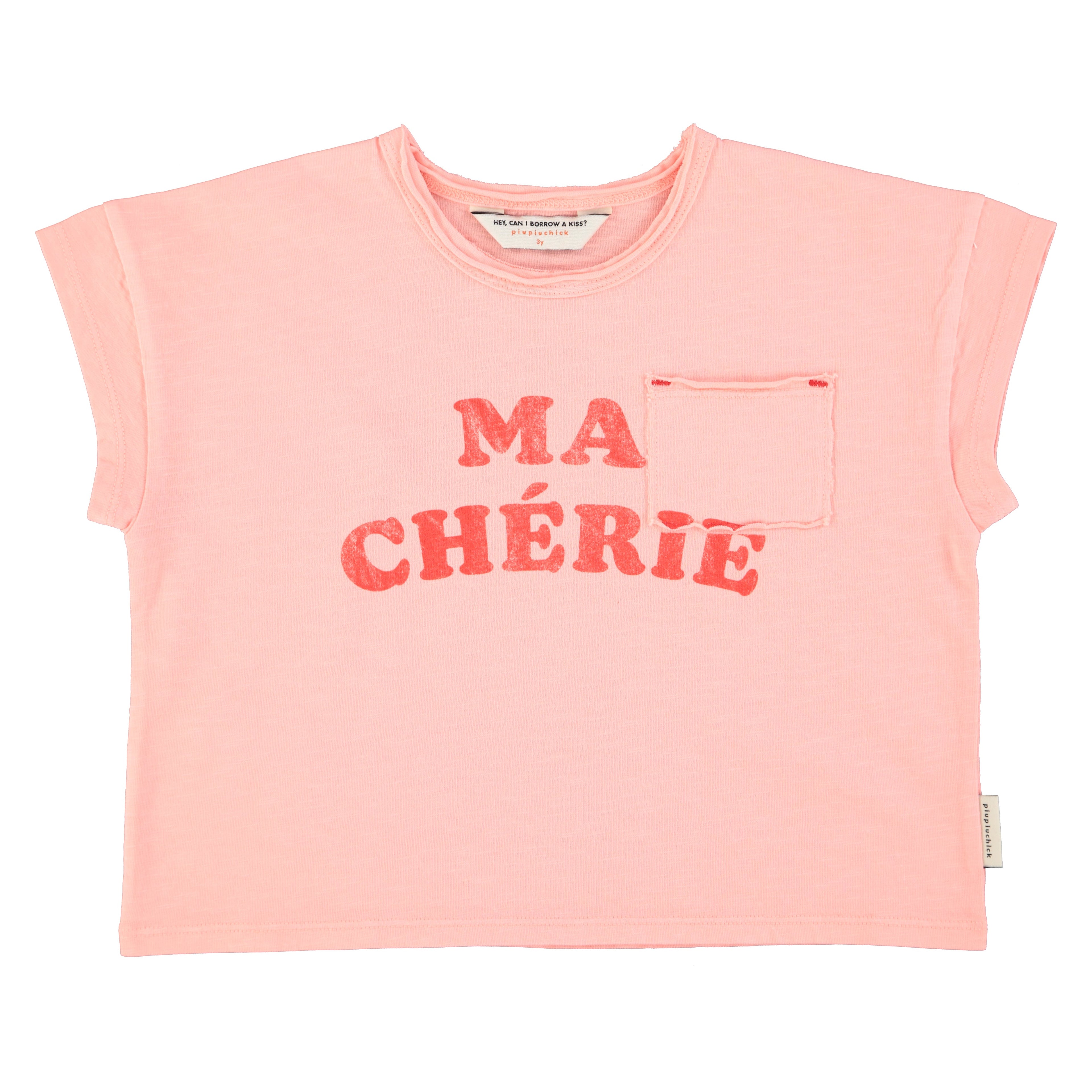 T-Shirt – light pink w/ "Ma Chérie" print