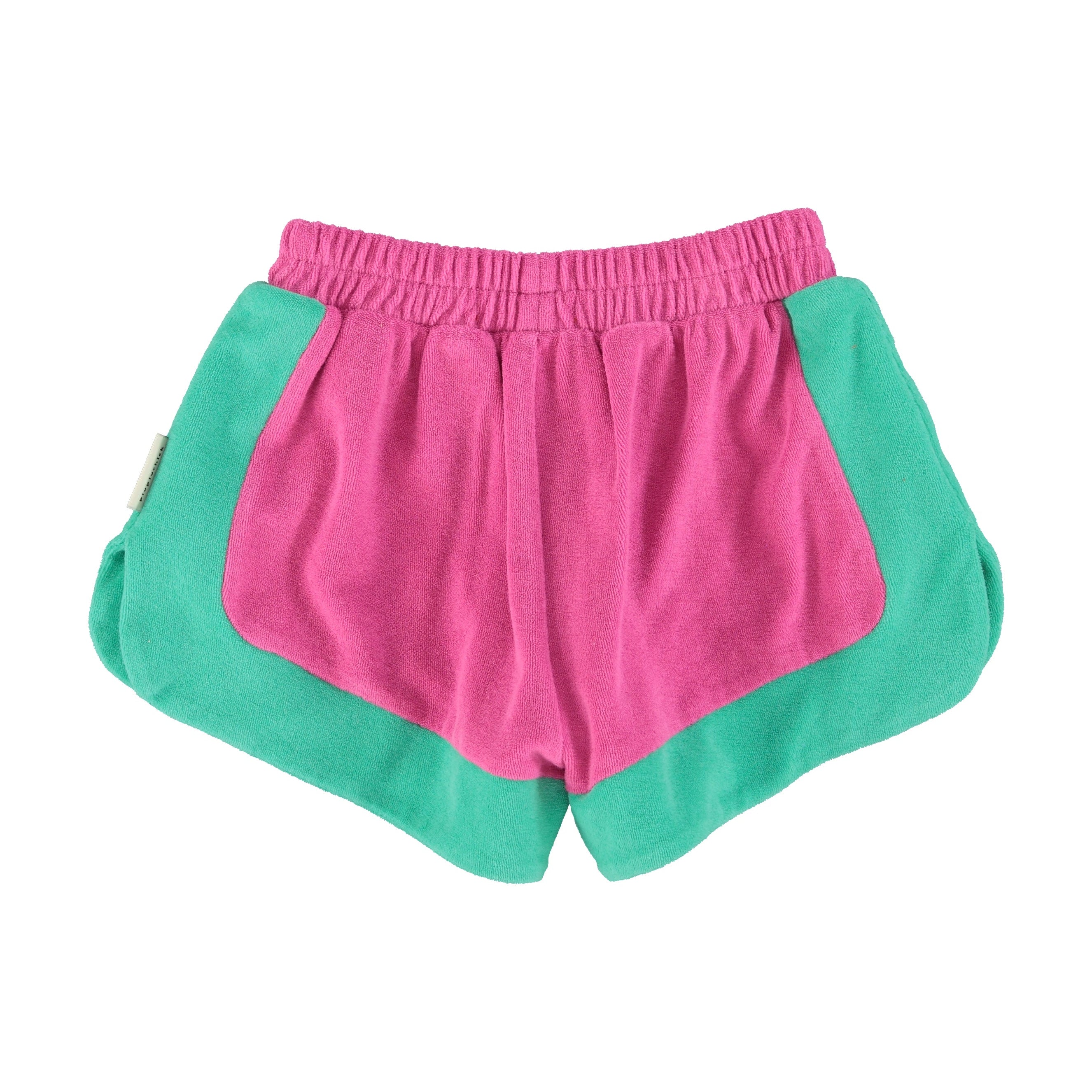 Shorts – fuchsia & green