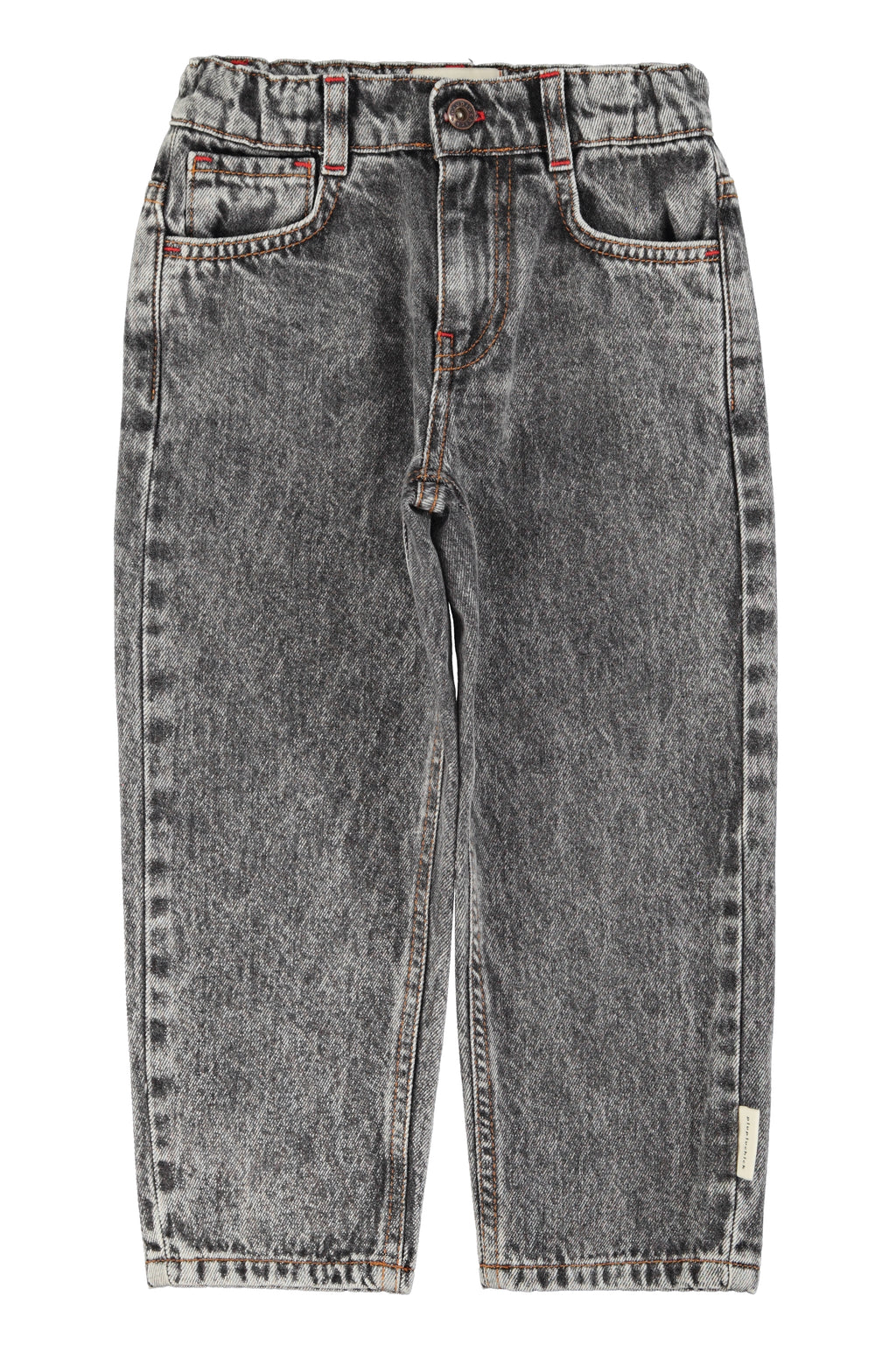 Unisex Trousers – washed black denim