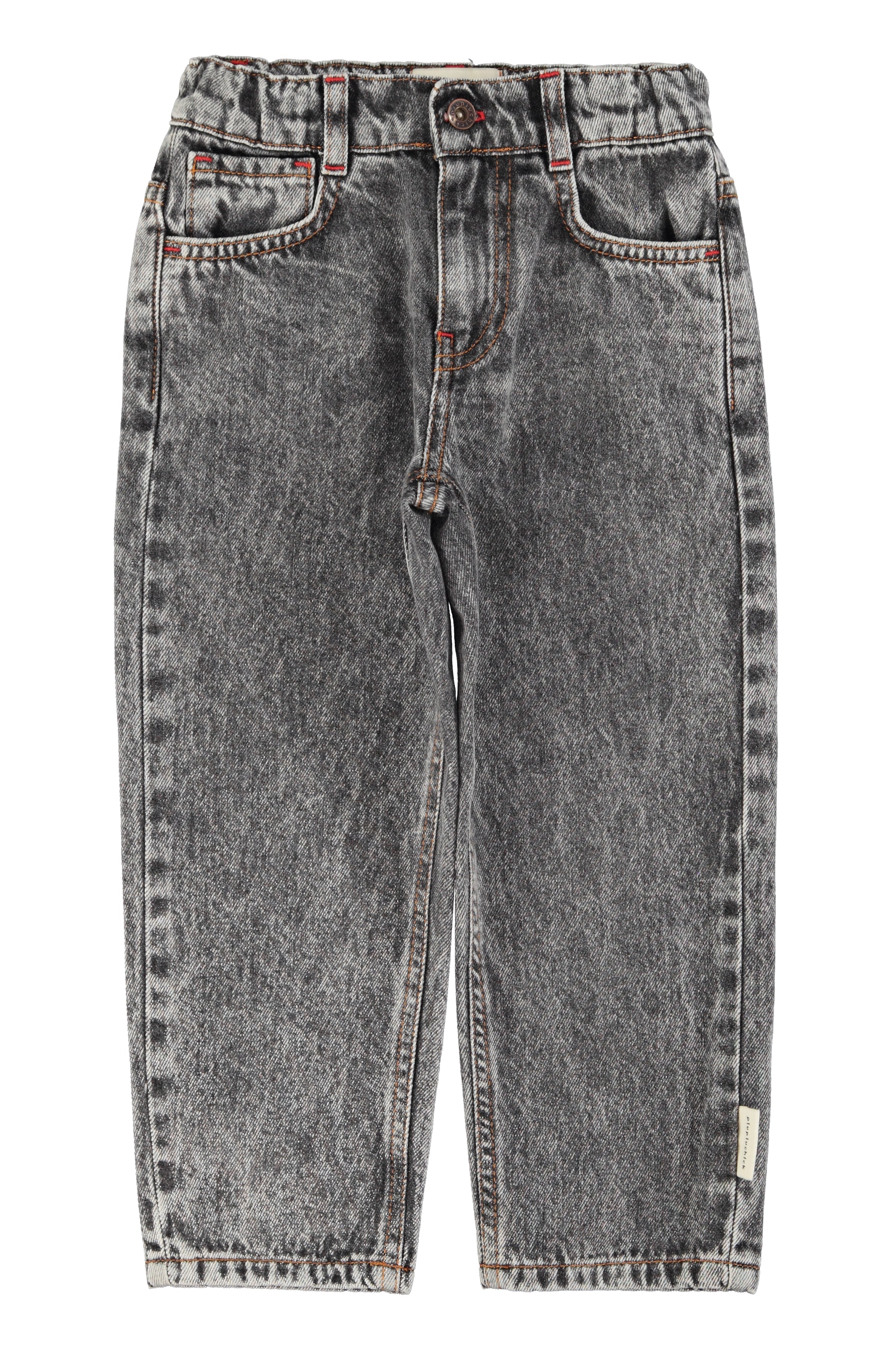 Unisex Trousers – washed black denim