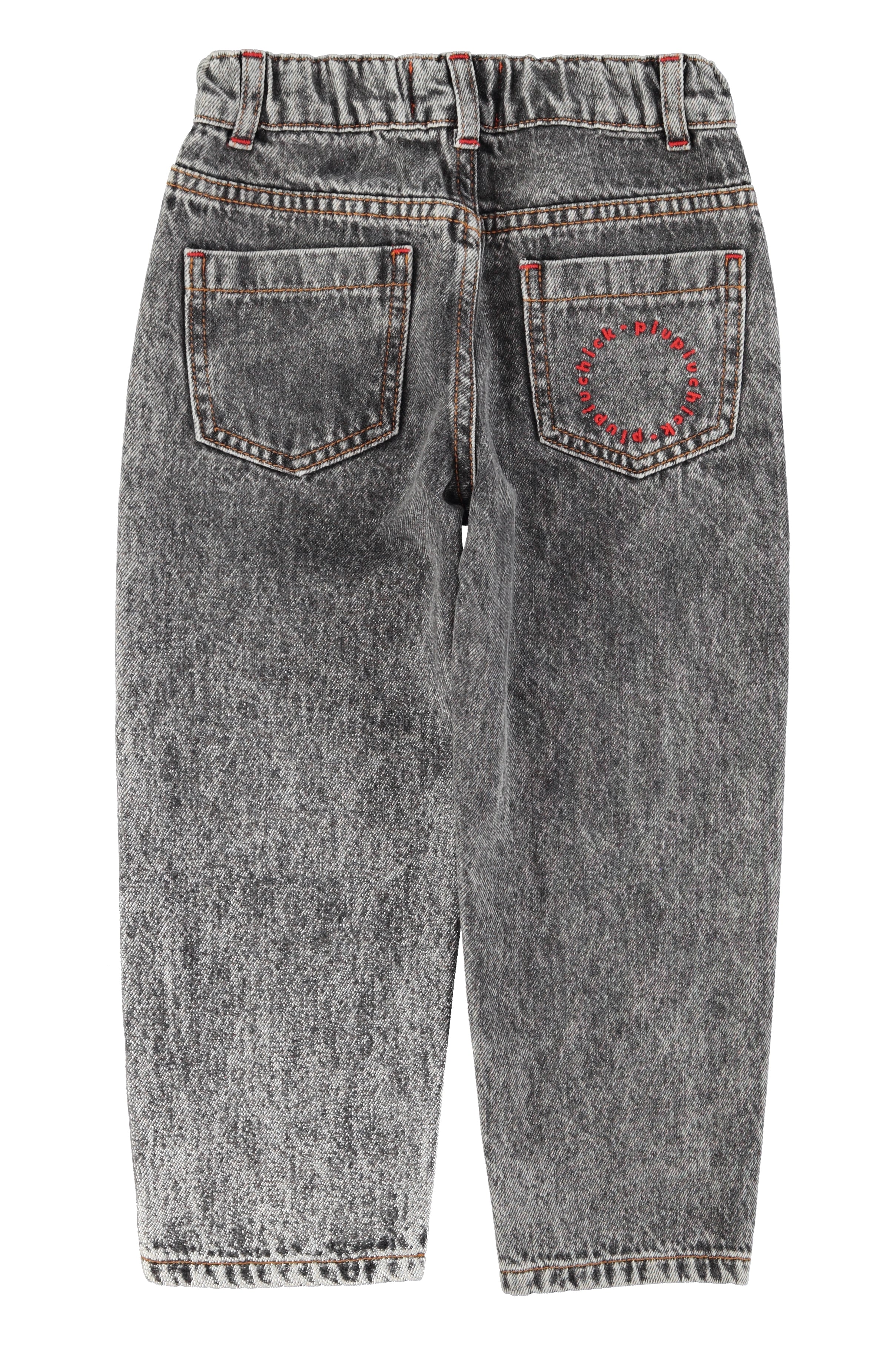 Unisex Trousers – washed black denim