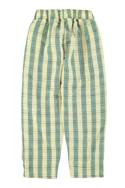Unisex Trousers – light yellow checkered