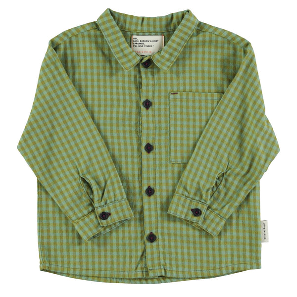 Shirt – green checkered