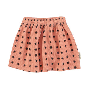 Short skirt – pink w/ black stars