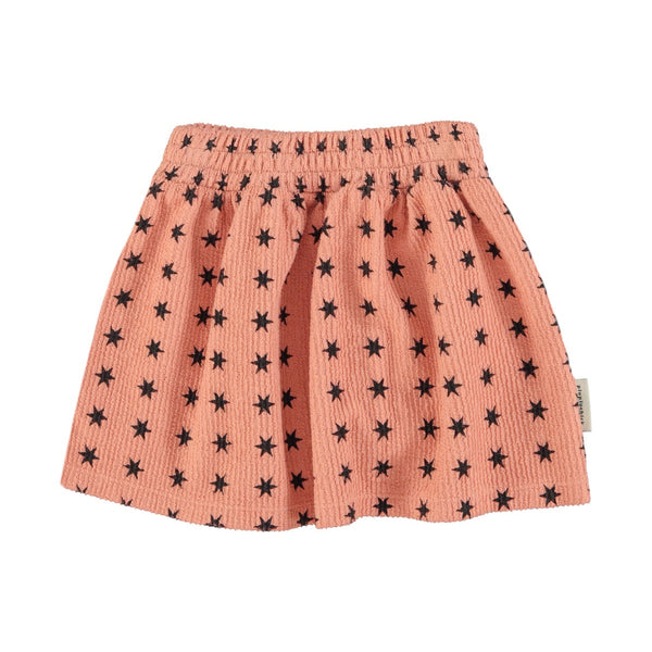 Short skirt – pink w/ black stars