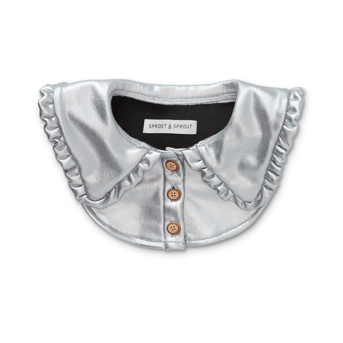 Silver Ruffle Collar