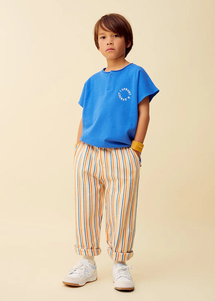 Sweat Top Grandad – sports blue