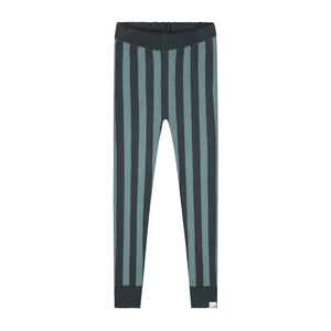 Stripes Knitted Leggings – blue monday