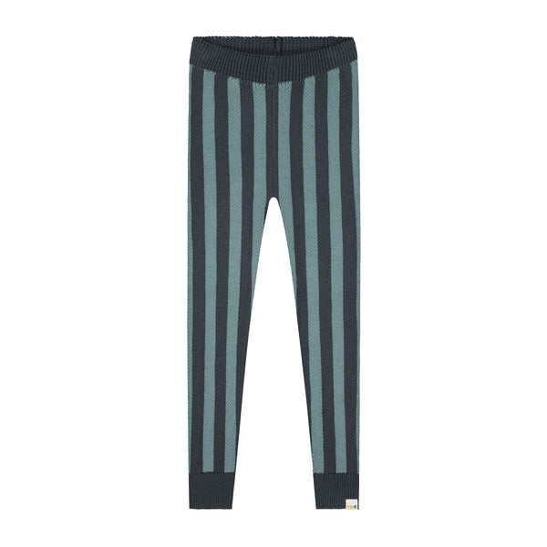 Stripes Knitted Leggings – blue monday