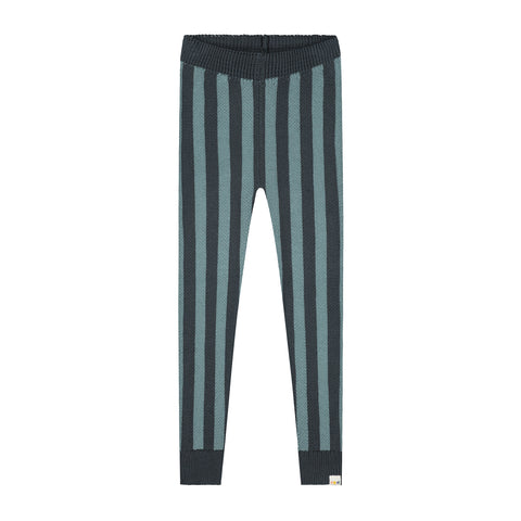 Stripes Knitted Leggings – blue monday