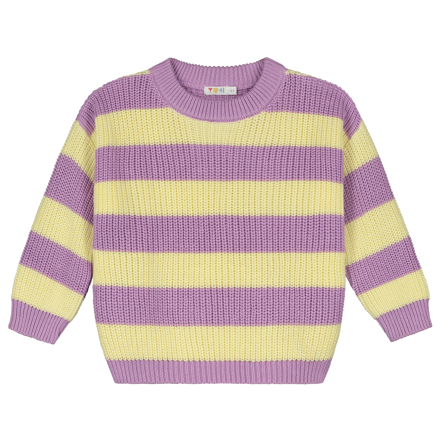 Stripes Knitted Sweater – Ice Cream
