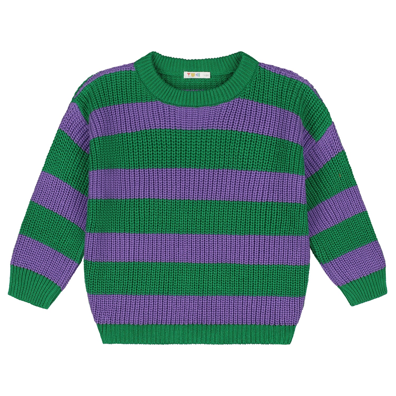 Stripes Knitted Sweater – iris