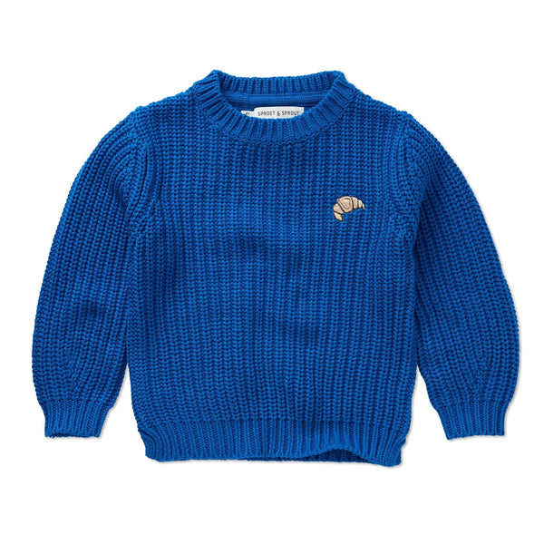 Sweater Cable Knit Blue – blueprint