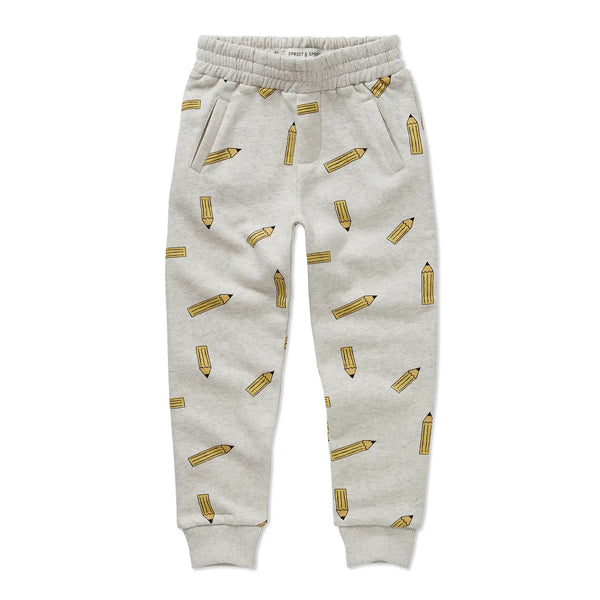 Sweatpants Pencils Print – grey melee