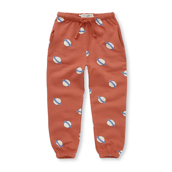 Sweatpants Saturn Print – macaron