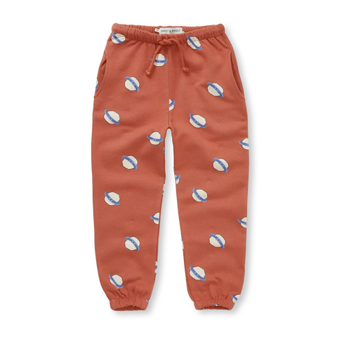 Sweatpants Saturn Print – macaron