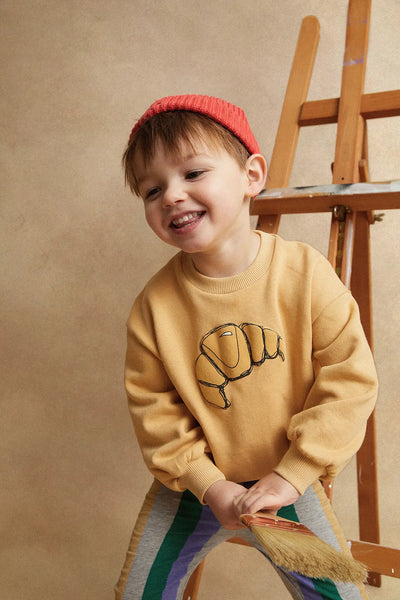Sweatshirt Croissant – sand