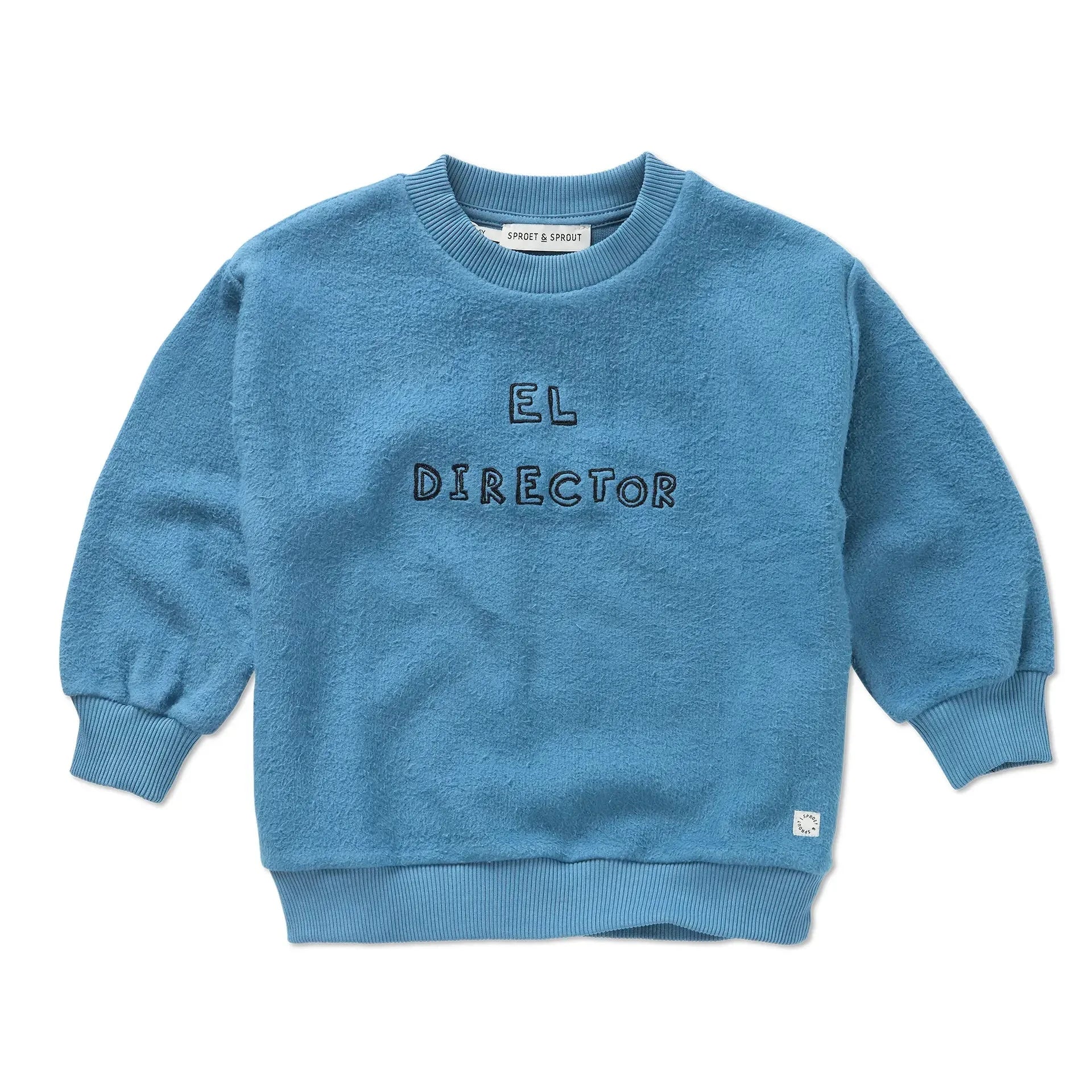Sweatshirt El Director – chalkboard blue
