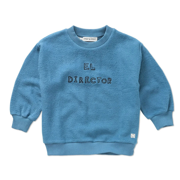 Sweatshirt El Director – chalkboard blue